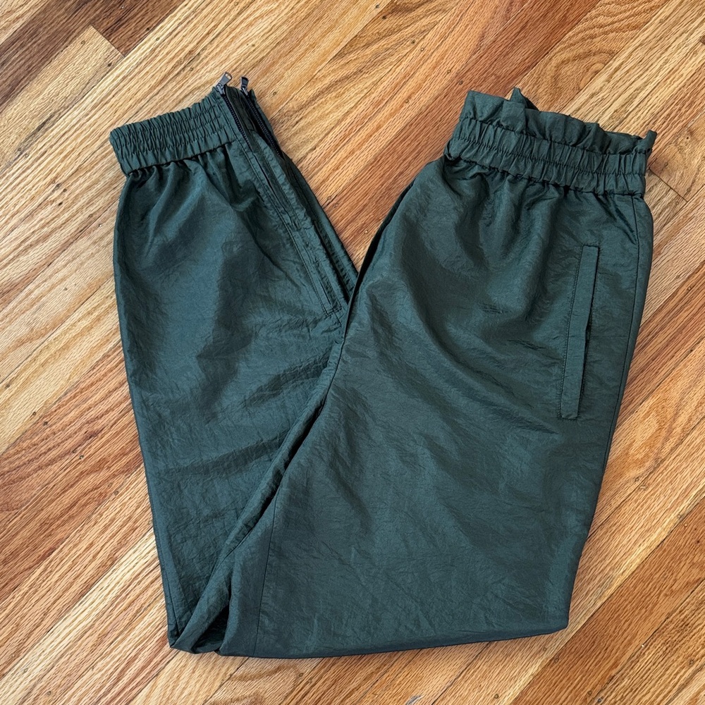 Tibi Crispy Nylon Paper Bag Felix Jogger